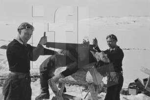Wordie-Bucht : Heinz Grams, Helmut Reyer und Hannes Semkat