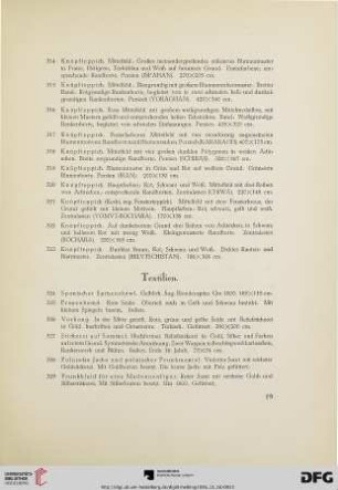 Textilien (Nr. 324-335)