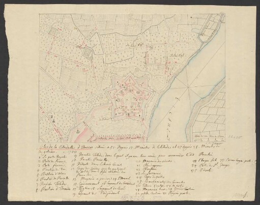 Plan de la Citadelle d'Anvers