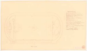 Sportplatz: Grundriss