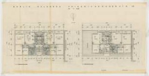 Wohnhaus Friedrichsruherstraße 13, Berlin-Halensee: Grundrisse 1:100