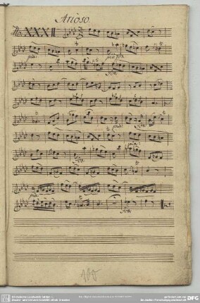 32. Anonymus, Arioso, f-Moll