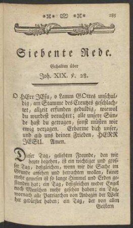 Siebente Rede.