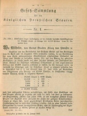 14. Januar-31. Dezember = Nr. 1-57