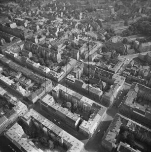Wohnbebauung in Leipzig-Neustadt : Blickrichtung Südosten