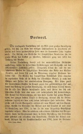 Die Französische Revolution : volksthümliche Darstellung der Ereignisse und Zustände in Frankreich von 1789 bis 1804