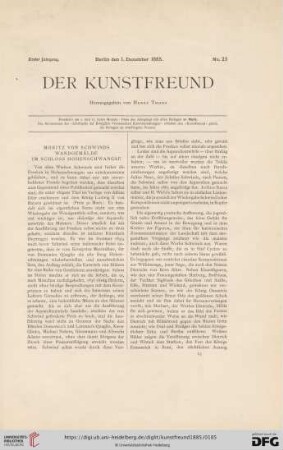 No. 23 (1. Dezember 1885)