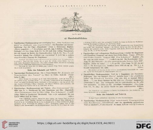 Handschriftliches