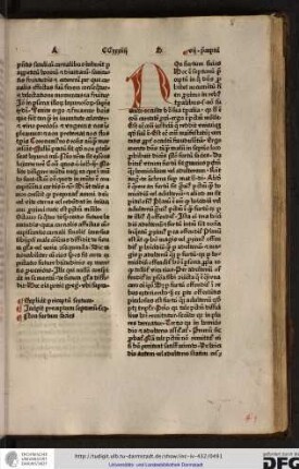 Incipit preceptum septimum scilicte Non furtum facies.