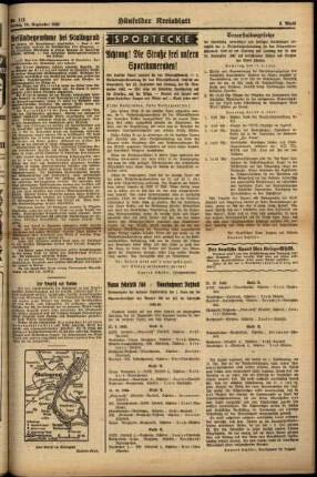 Zweite Ausgabe vom Freitag, den 18. September 1942.