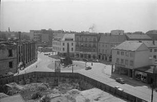 Bebauung und Architektur des Rondellplatzes.