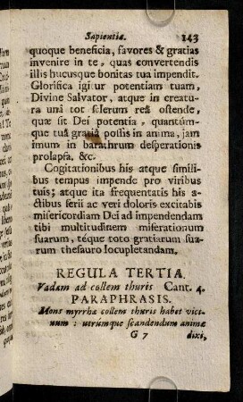 143-155, Regula Tertia.
