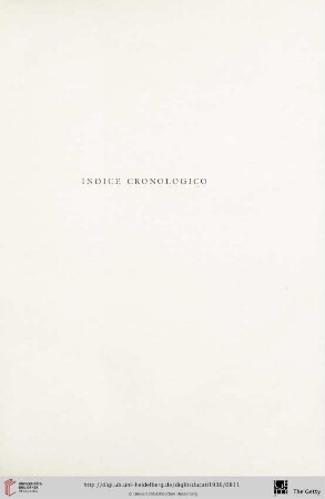 Indice cronologico