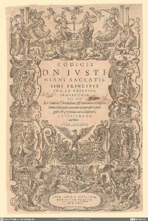 Codicis DN Ivstiniani Sacratissimi Principis ...