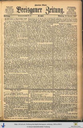 10.11.1901 (Zweites Blatt)