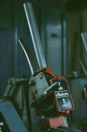 Schelklingen Stw 1 Bauart G Maschinenfabrik Eßlingen Signalhebel Grundstellung (Halt)