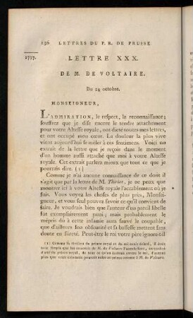 136-144, Lettre XXX.-XXXI.
