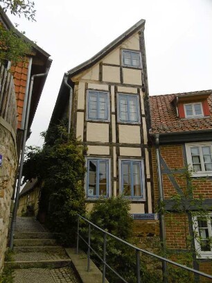 Quedlinburg: sog. Halbes Haus (am Schloßberg)