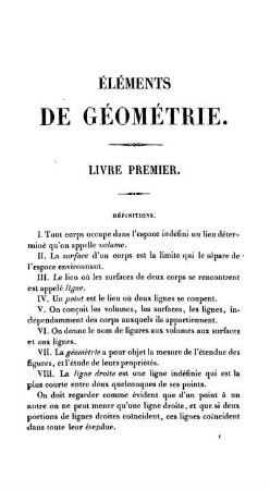 Livre Premier. Définitions.
