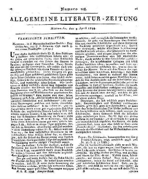Löser, J. F. G.: Katechismus der moralischen Religionslehre nach den Grundsätzen der Heiligen Schrift. Leipzig: Linke 1798