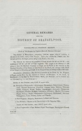 General remarks upon the district of Bhaugulpoor