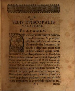 Dissertationem Inauguralem De Sedis Episcopalis Vacatione : Ex Permissu Illustris JCtorum Ordinis Pro Licentia, Summos in utroqve Jure Honores obtinendi, Benevolæ Censuræ Proponit atqve submittit Georg. Godofr. Svendendörfferus, Lipsiensis Ad diem XIII. Julii M. DC. XCIX. H. L. C.