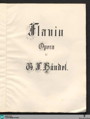 67: Flavio : opera