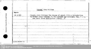 Strutt, John William