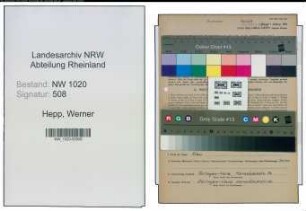 Entnazifizierung Werner Hepp , geb. 17.03.1912 (Finanzbeamter)