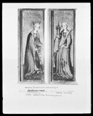Heilige Barbara und heilige Katharina