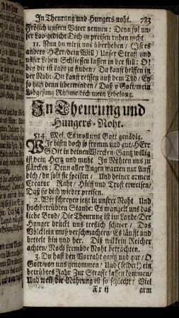 In Theurung und Hungers-Noht.