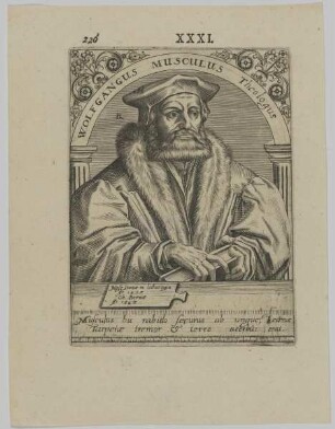 Bildnis des Wolfgangus Musculus