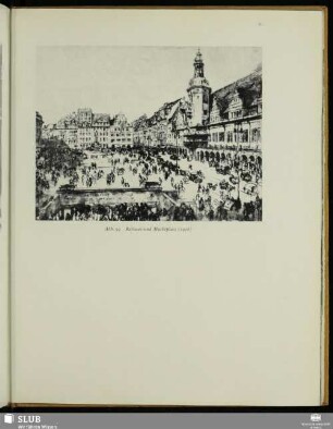 Abb. 93 Rathaus und Marktplatz (1926)