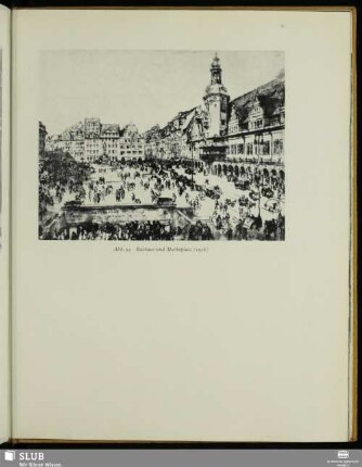 Abb. 93 Rathaus und Marktplatz (1926)