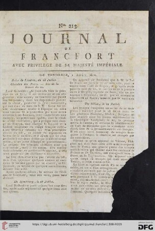 Aout (Nro. 213 - Nro. 243)