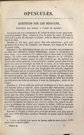 Oeuvres complètes de Blaise Pascal, 2