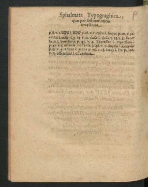 Sphalmata Typographica
