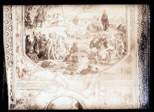 Pfarrkirche; Deckenbilder im Schiff