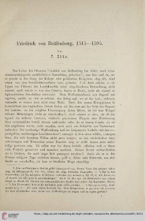 23: Friedrich von Reiffenberg, 1515-1595