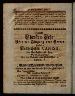 18-30, Zweyte Christen-Lehr, [...]
