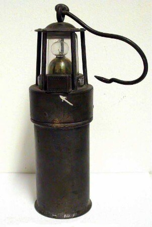 Elektrische Grubenlampe mit Schlagwetteranzeiger