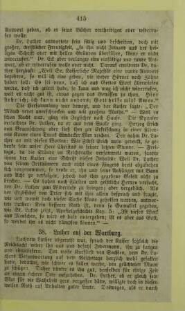 38. Luther auf der Wartburg