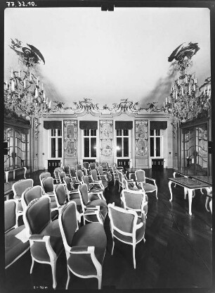 Lichtenwalde (Niederwiesa-Lichtenwalde). Schloß (1722-1726). Chinesisches Zimmer