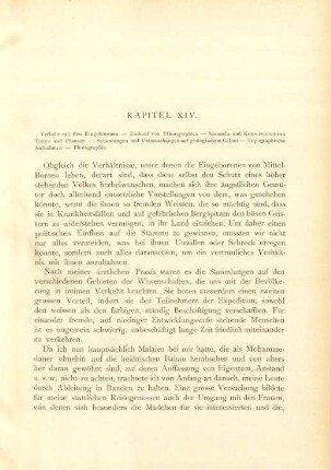 Kapitel. XIV. Verkehr mit den Eingeborenen - ...