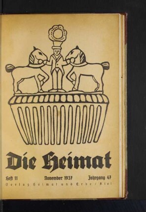 Heft 11. November 1937. Jahrgang 47.