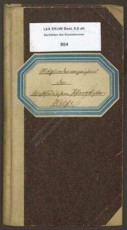 Verzeichnis der Mitglieder der Westfälischen Pfarrtöchterhilfe