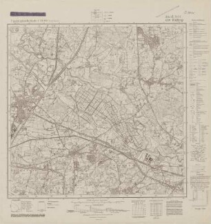 4310 (alte Nr.: 2432) Waltrop, Topographische Karte 1:25000 (4cm - Karte)
