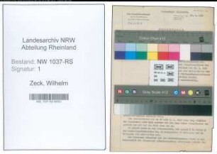 Entnazifizierung Wilhelm Zeck , geb. 16.09.1894 (Verw.Rat)