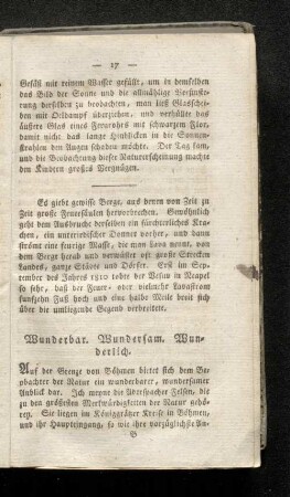 Wunderbar. Wundersam. Wunderlich.