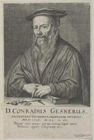 Bildnis des Conradus Gesnerus